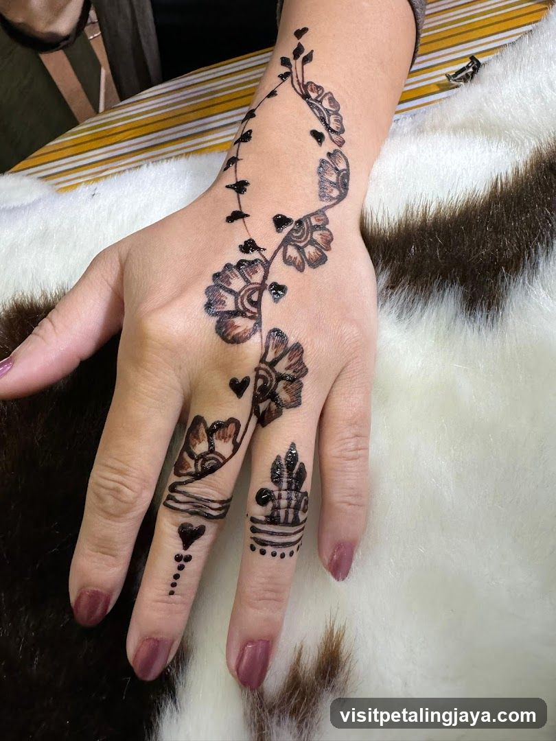 Henna Hand Tattoo