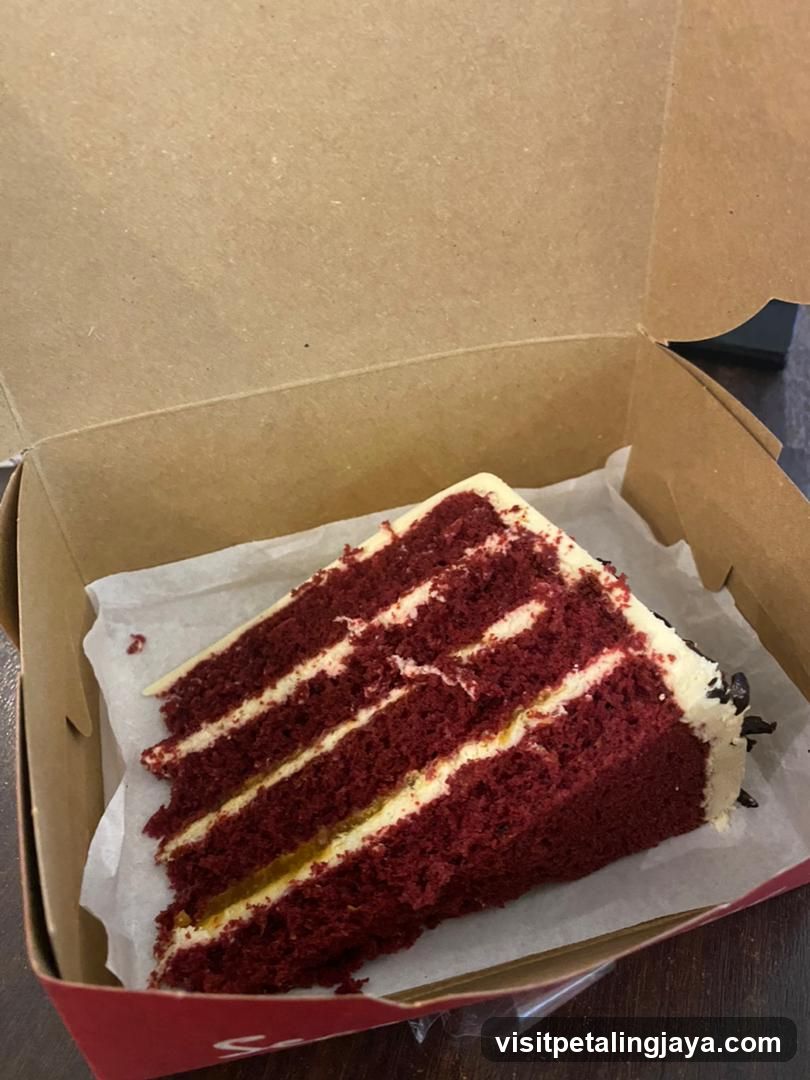 Red Velvet Cake Slice