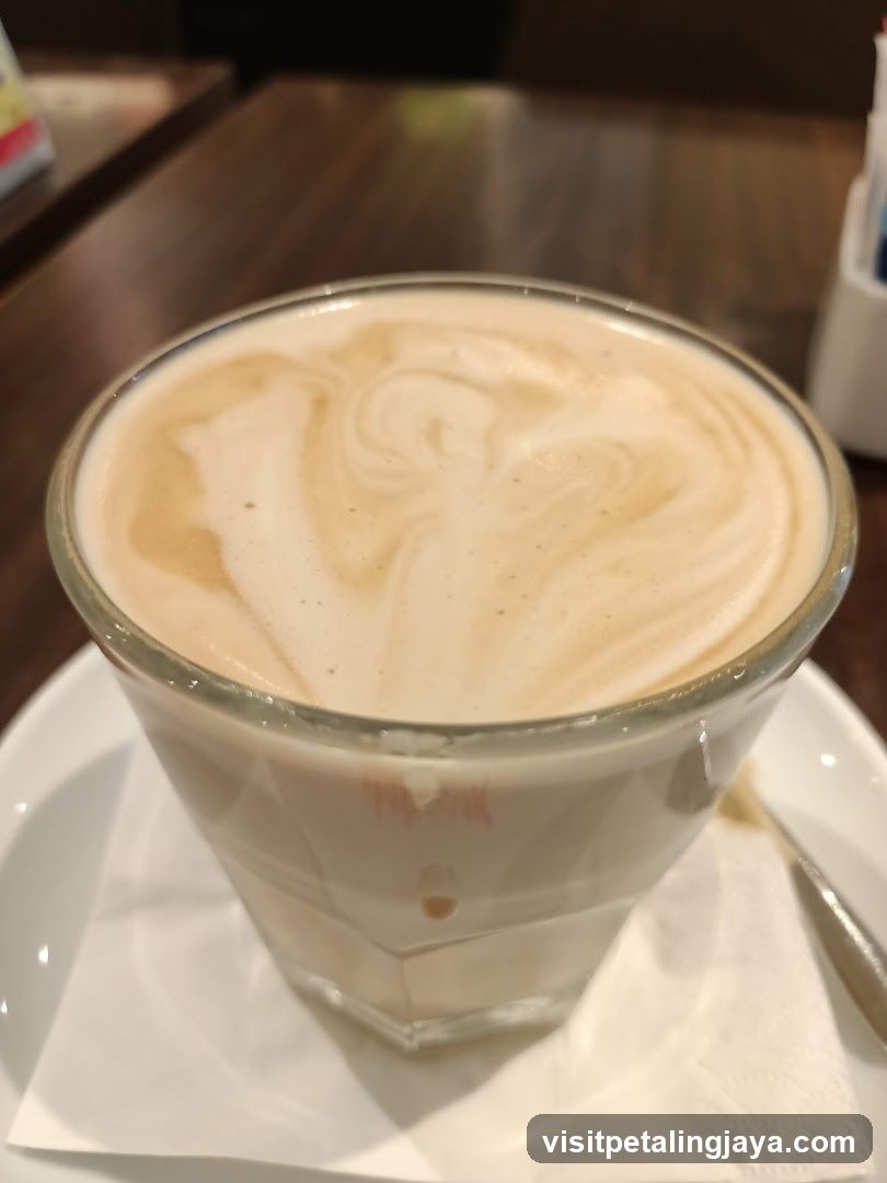 Latte with Swirls