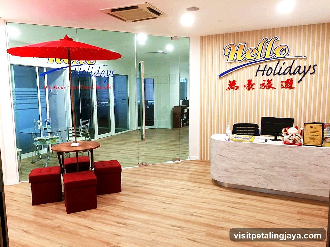 Hello Holidays Reception Area