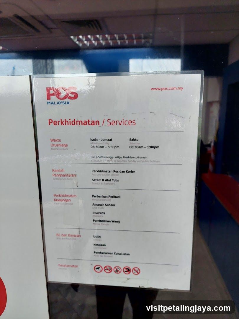 POS Malaysia Services Signage