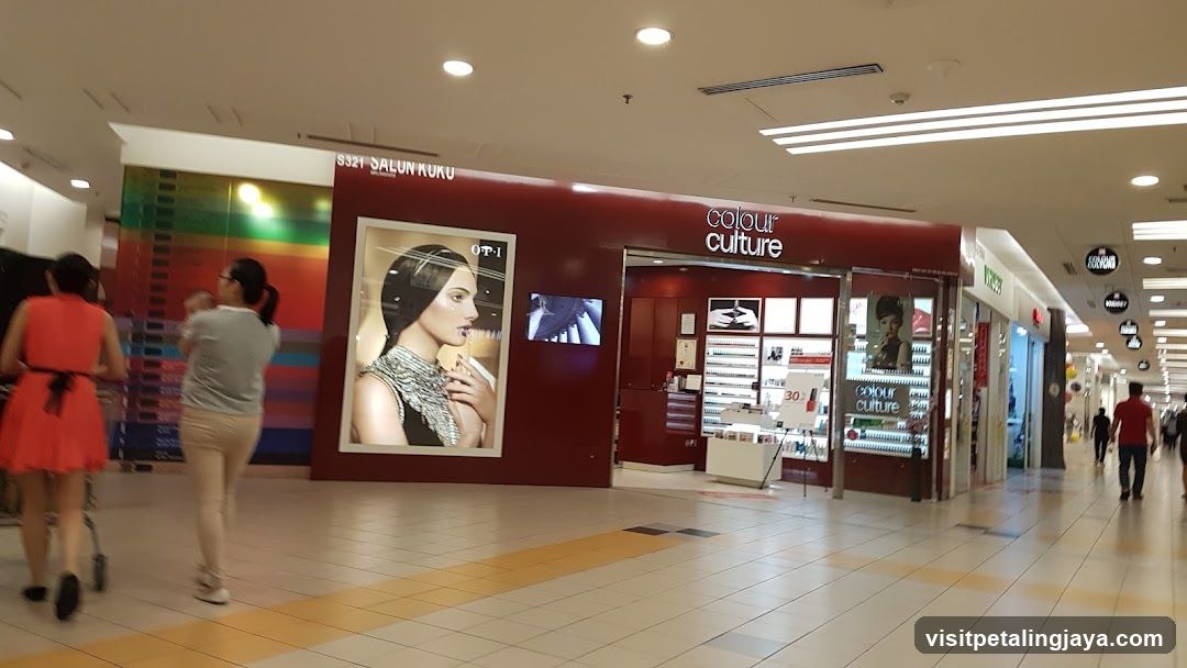 Shopping Mall Interior with Storefronts