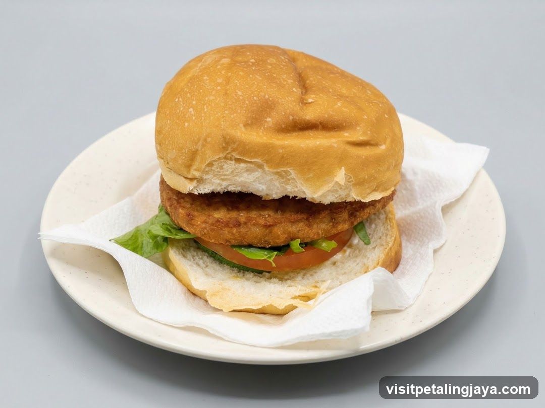 Burger on a Plate