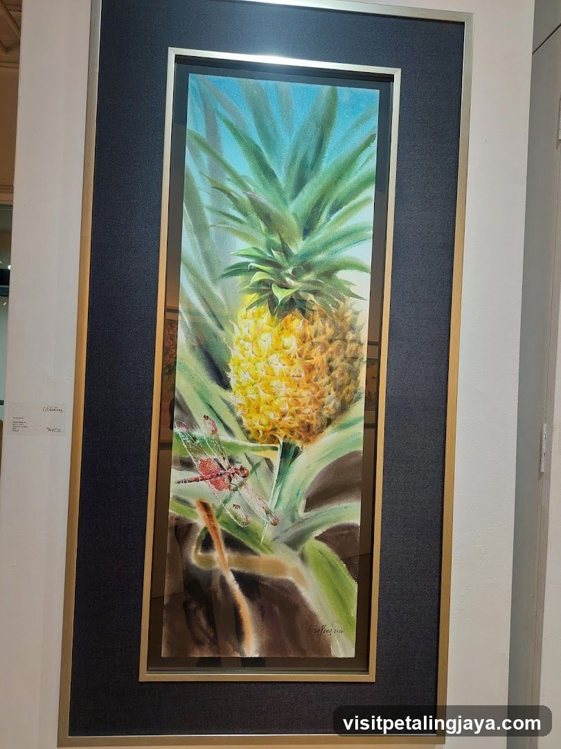 Pineapple with Dragonfly