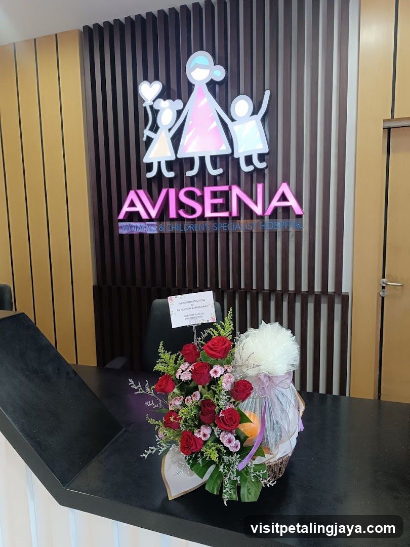 Hospital Reception with Flowers