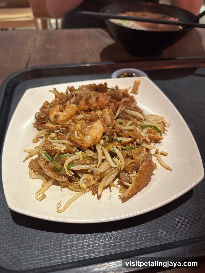 Pad See Ew with Shrimp