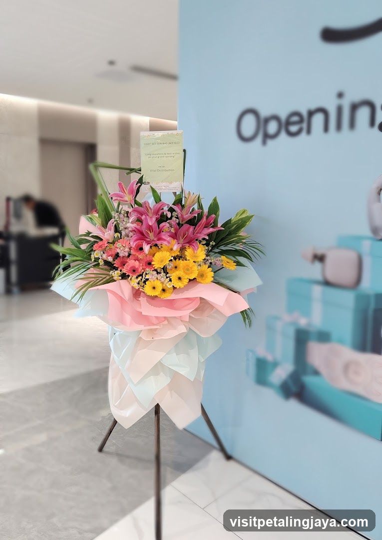 Flower Stand with Opening Card