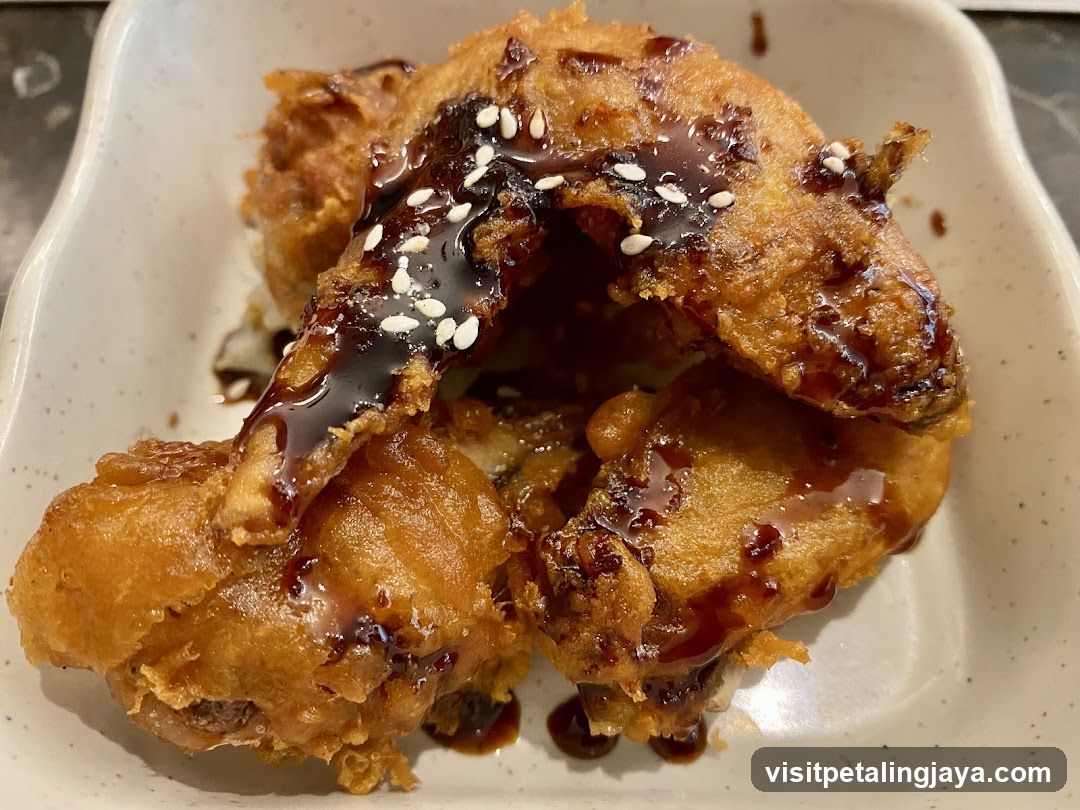 Fried Chicken Wings with Glaze