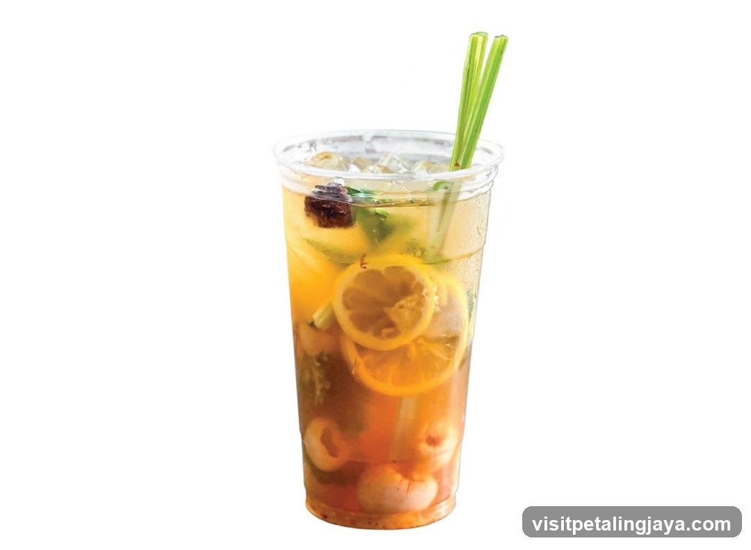 Lychee and Lemon Iced Tea