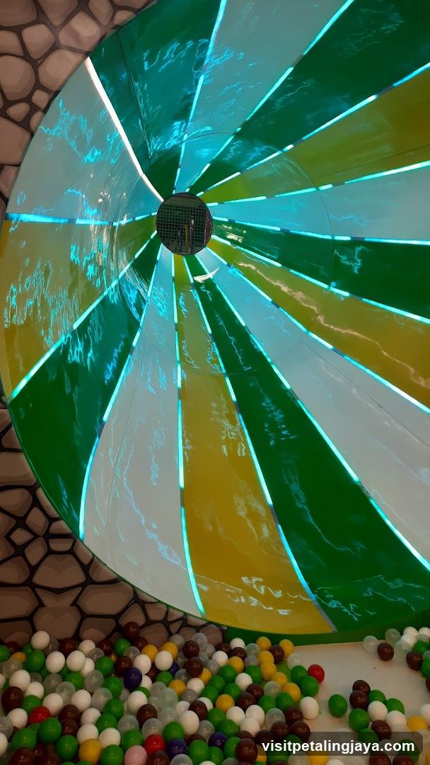 Water Slide Entrance with Ball Pit