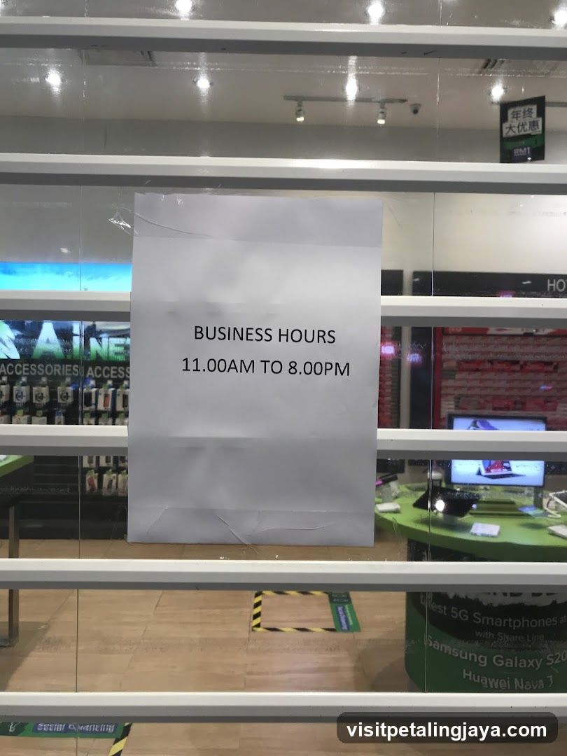 Business Hours Sign