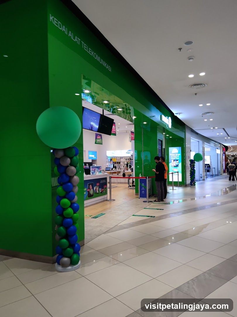 Telecommunications Store Entrance