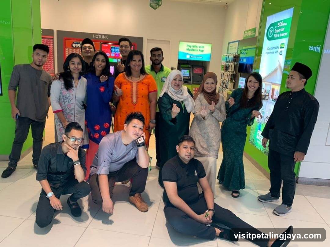 Group of people in a store