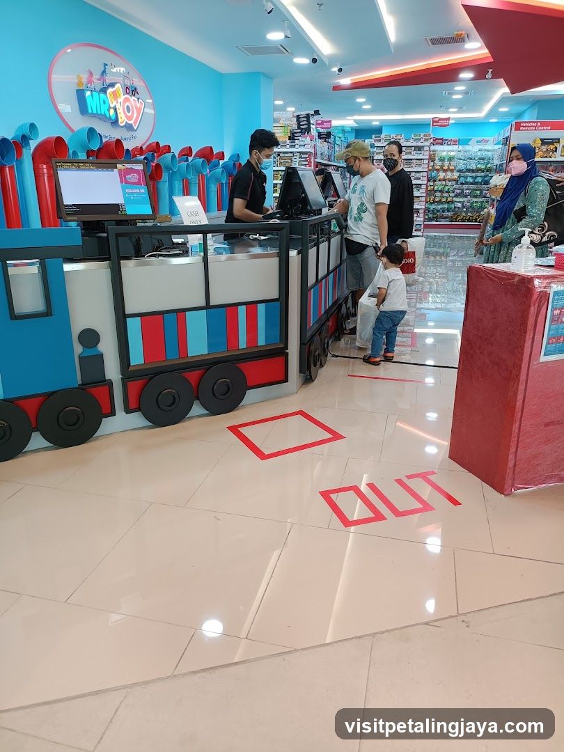 Checkout Area in Toy Store