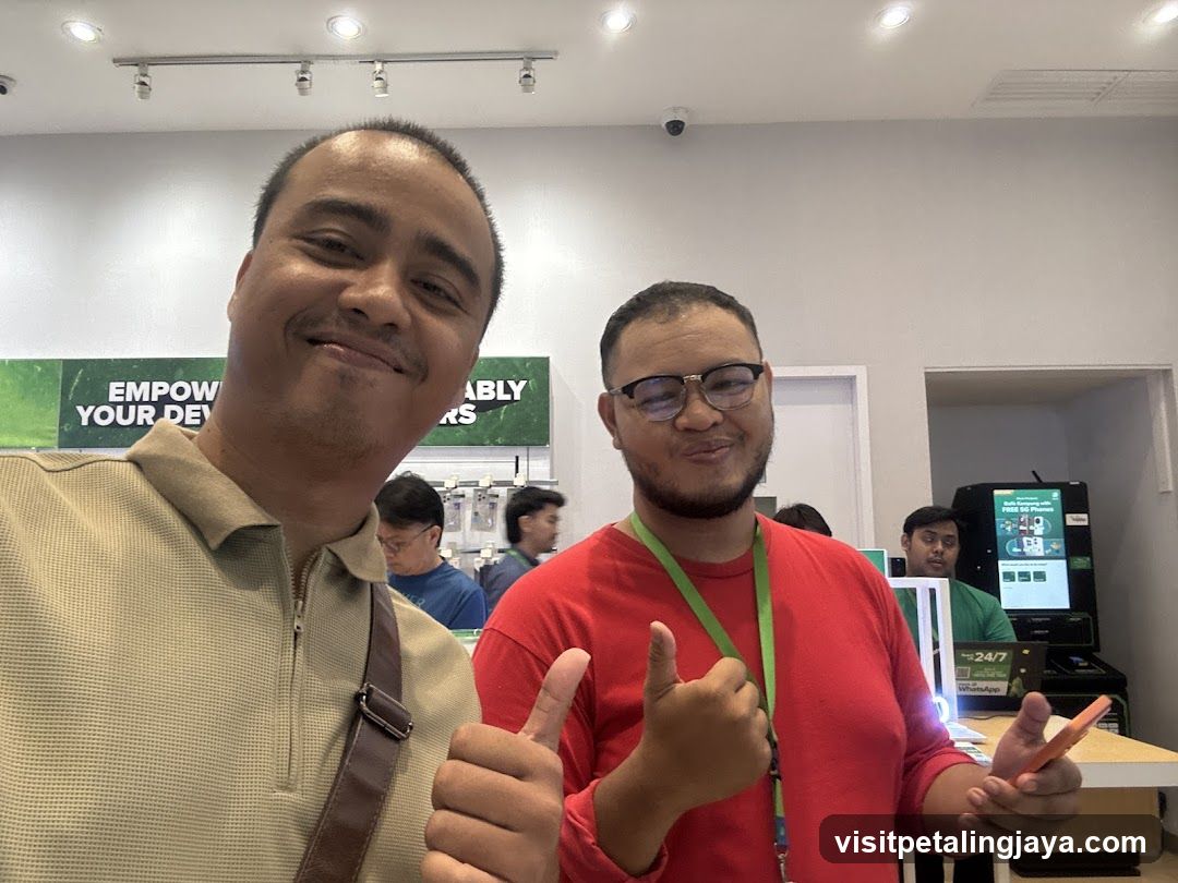 Two Men Giving Thumbs Up