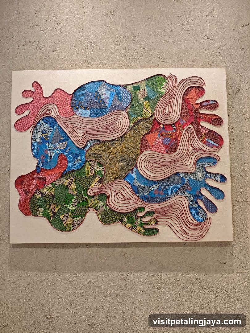 Abstract Textile Collage