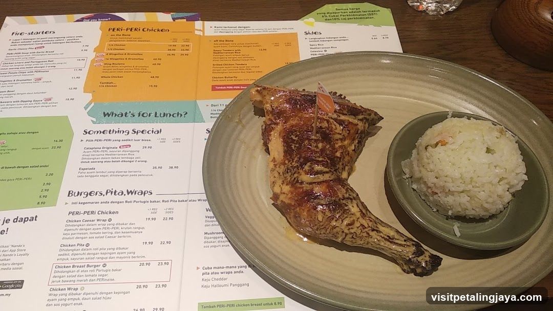 PERI-PERI Chicken Menu