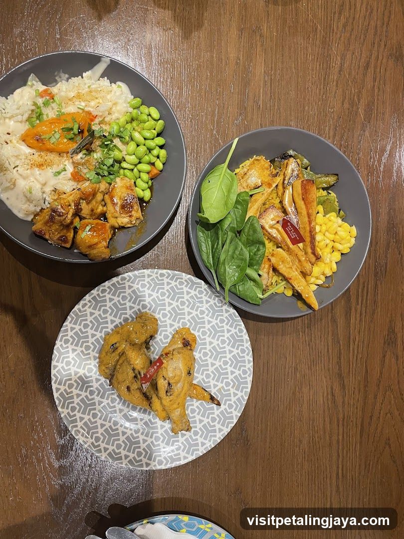Three Bowls of Food