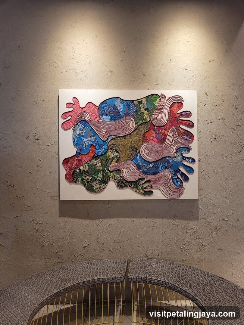 Abstract Artwork and Seating