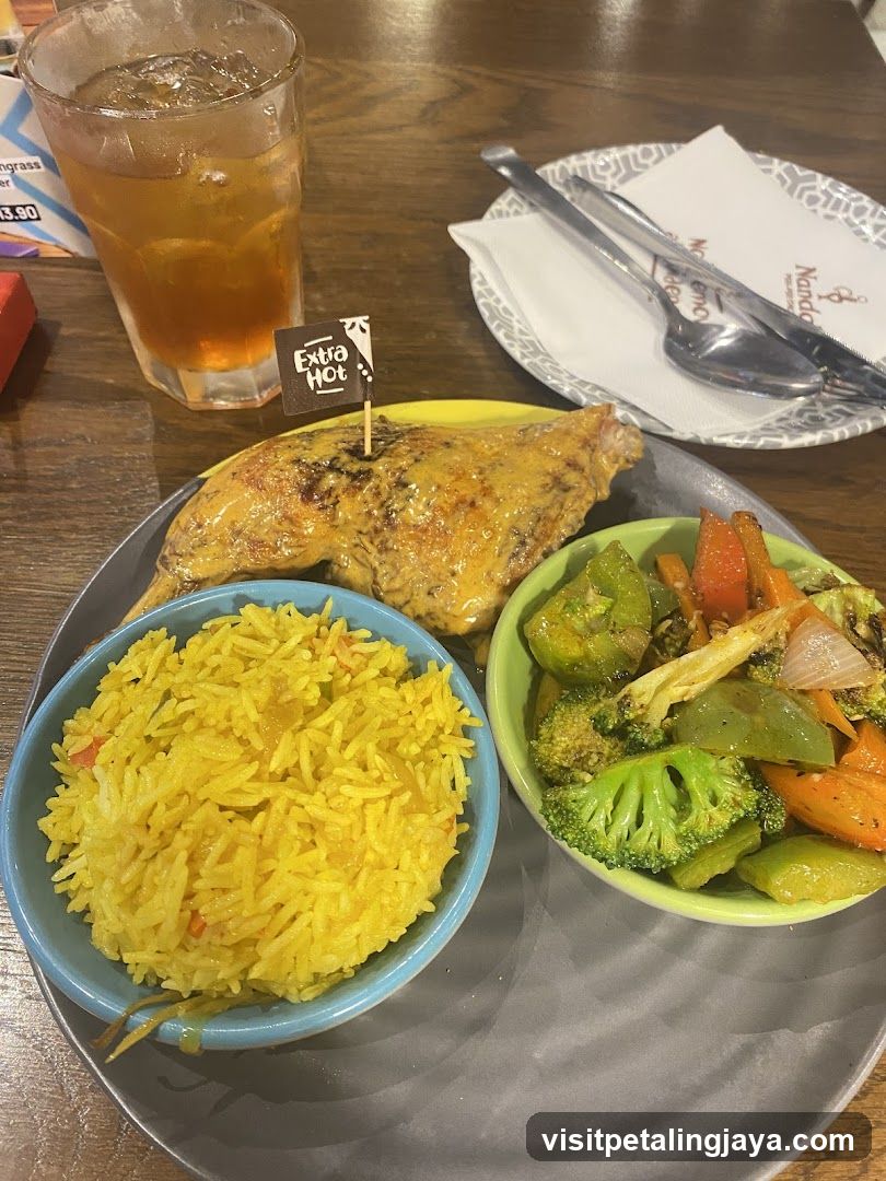 Chicken Meal with Rice and Vegetables