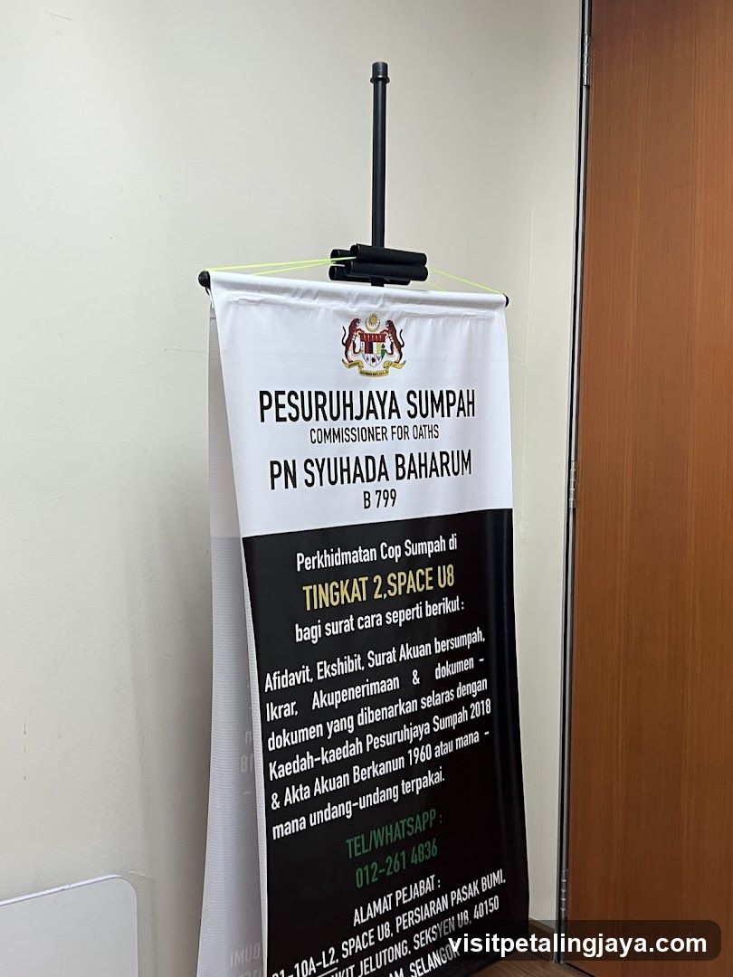 Commissioner for Oaths Banner