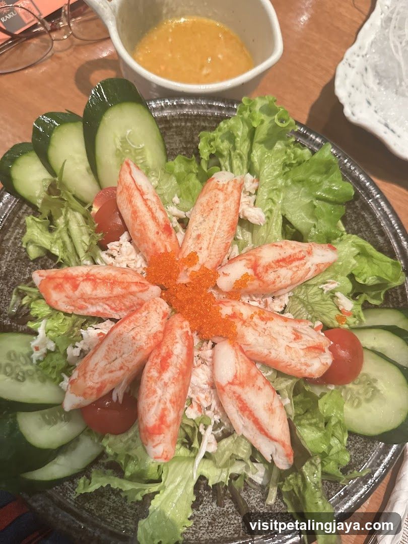 Crab Salad with Dressing