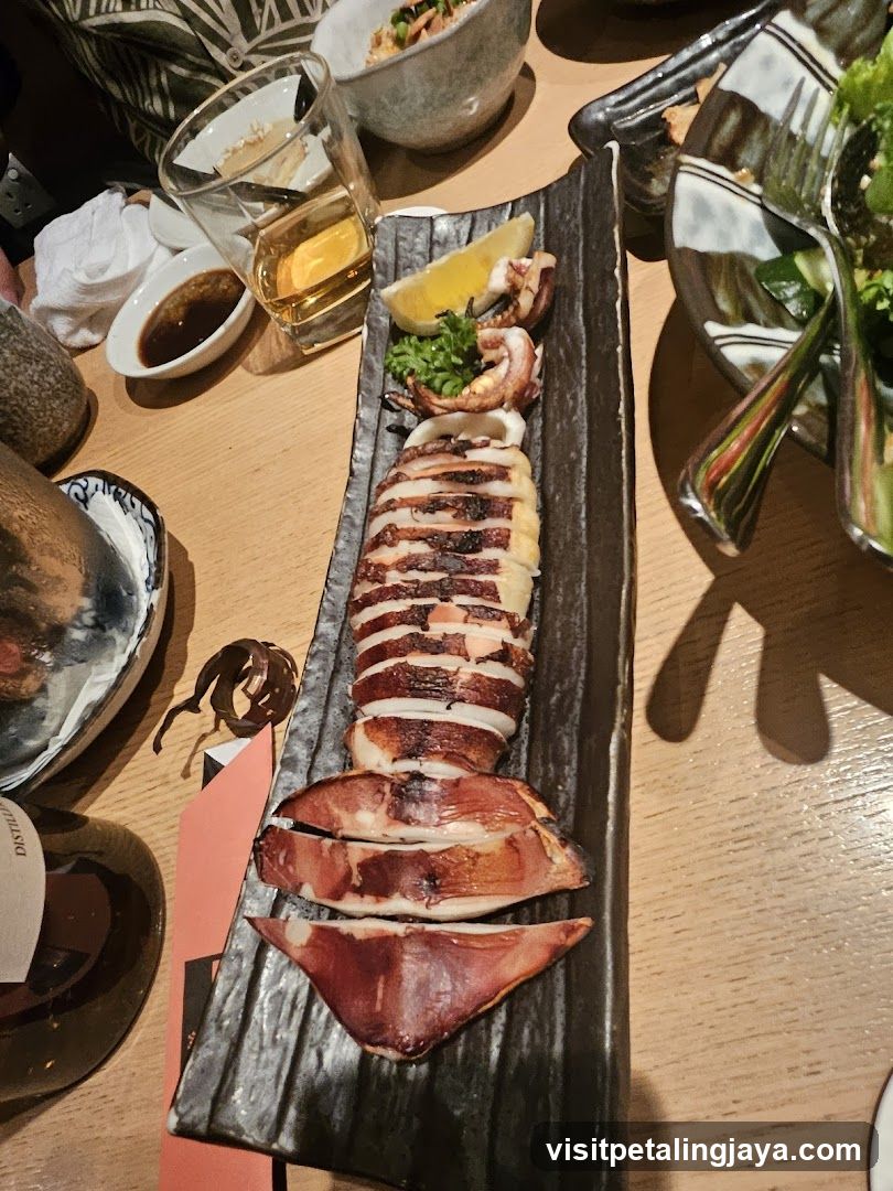 Grilled Squid Platter