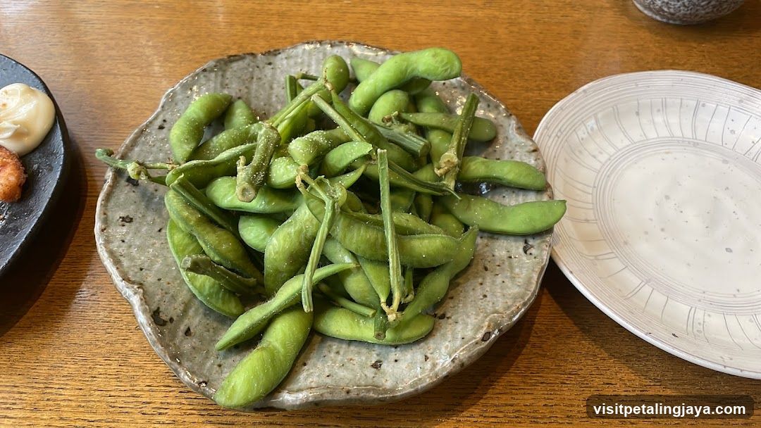 Edamame on a Plate
