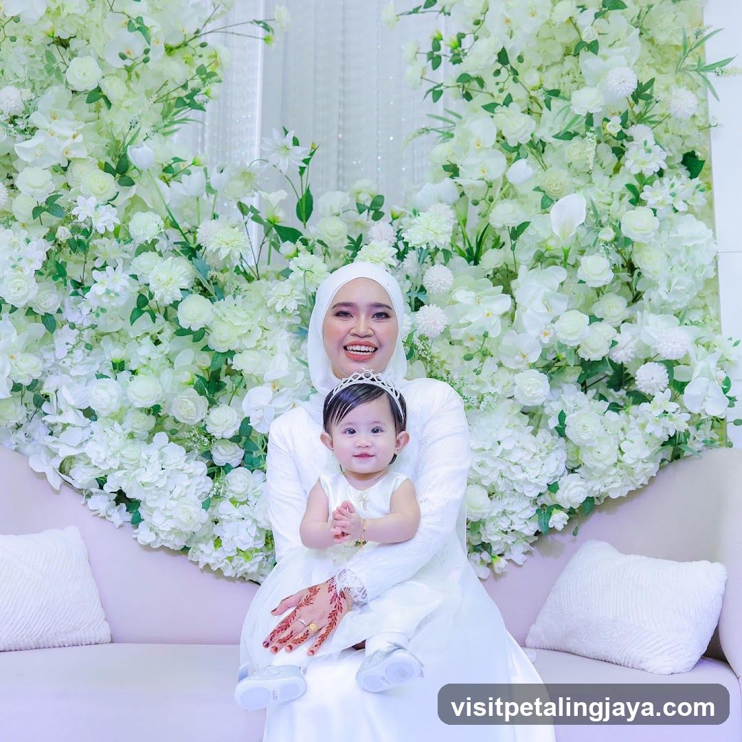 Mother and Child Posing for Photo
