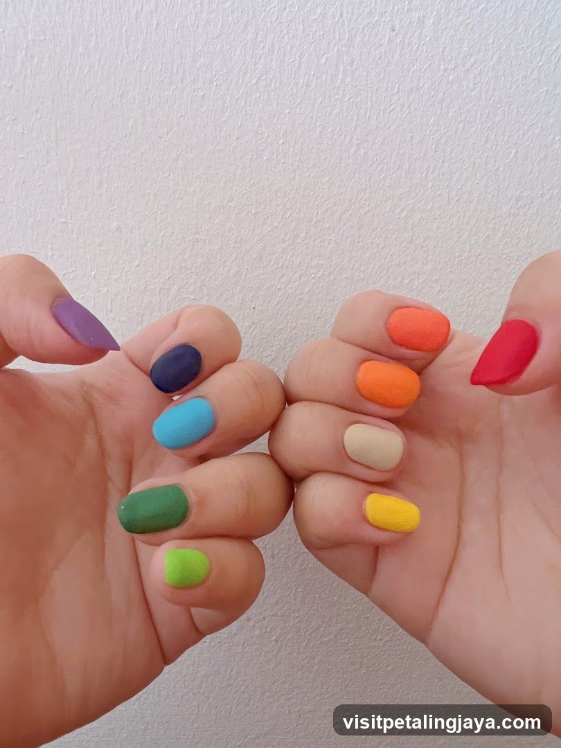Rainbow Nails