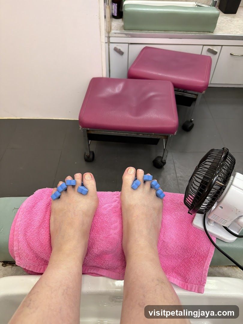 Pedicure Preparation