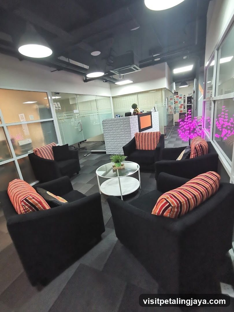 Modern Office Lounge Area