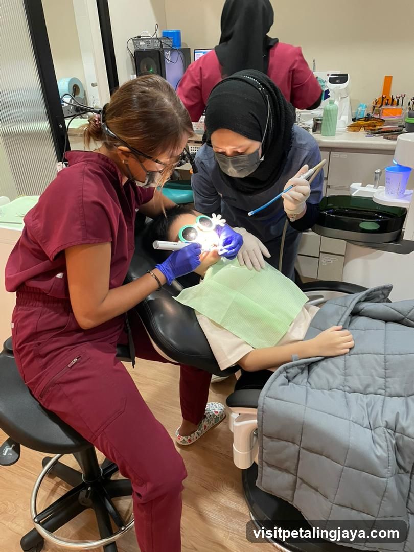 Dental Treatment in Progress