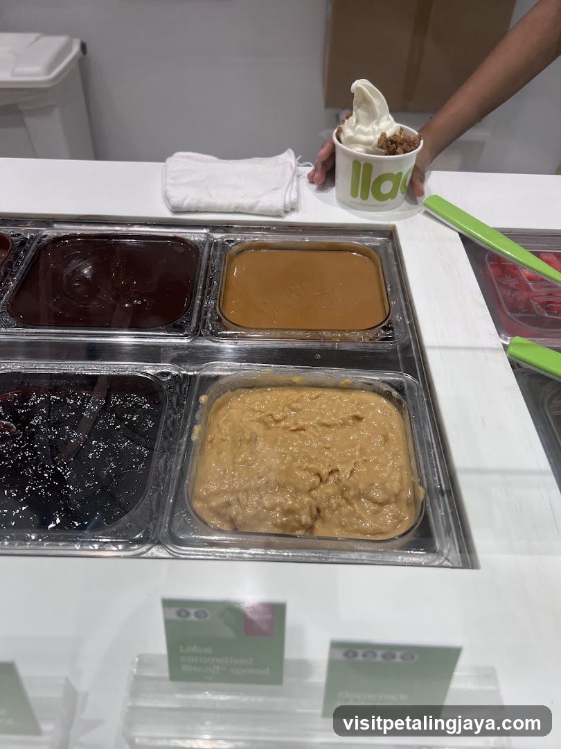 Ice Cream Flavors Display