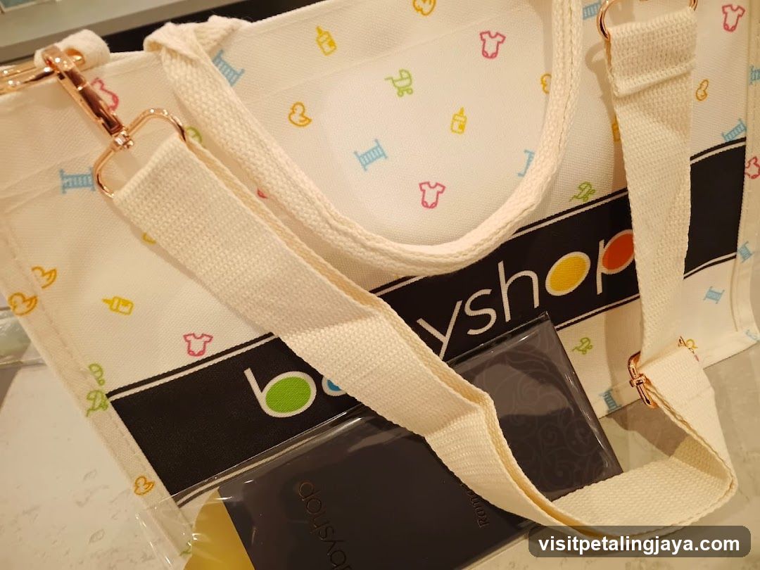 Baby Shop Tote Bag with Products