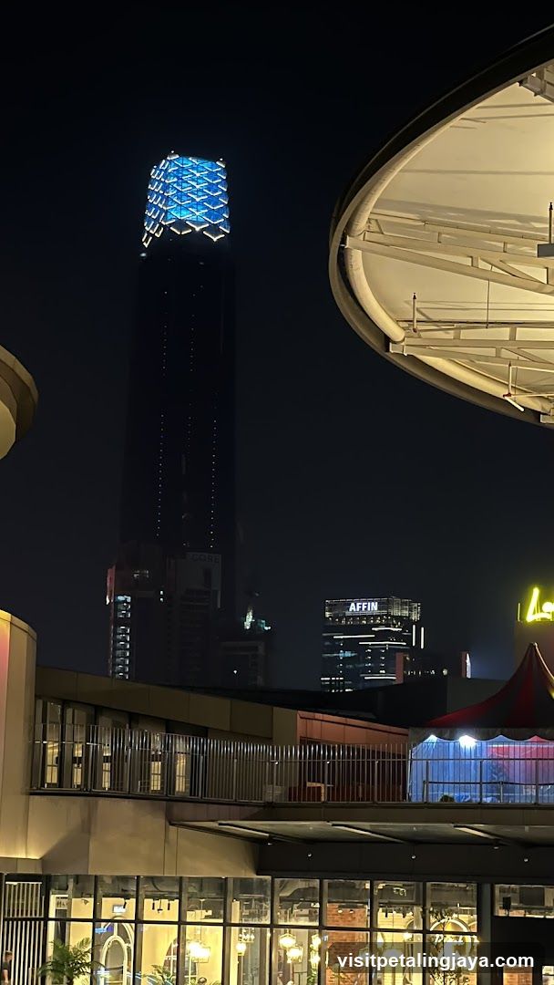 Night City Skyline View