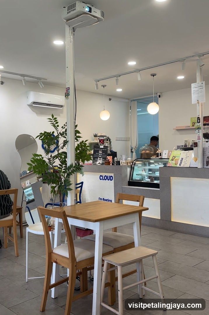 Interior of a cafe or coffee shop