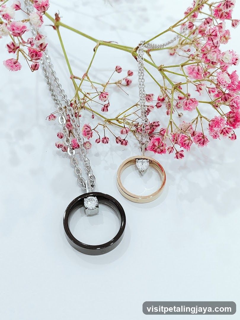 Jewelry Display with Flowers