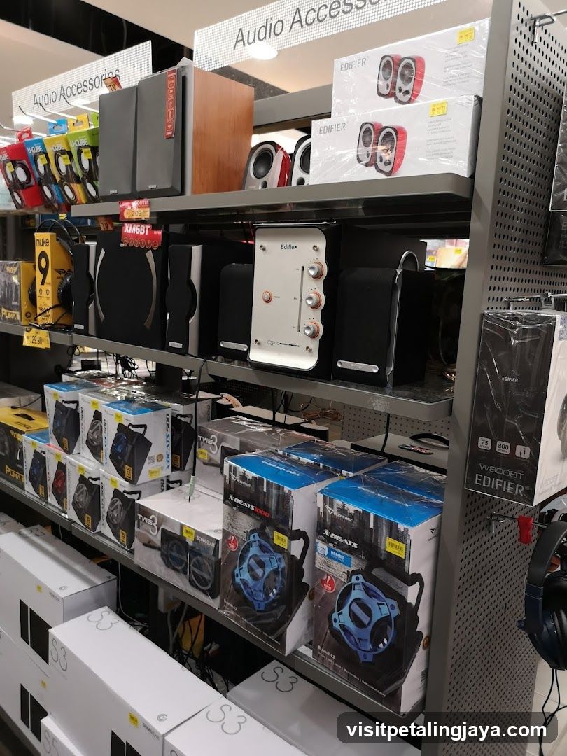 Audio Accessories Display