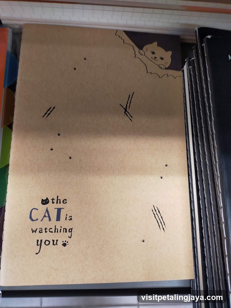 Notebook with Cat Design