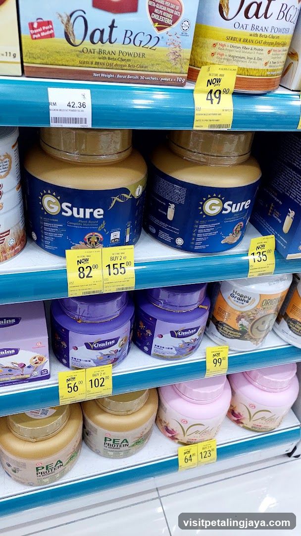 Health Supplements on Shelves