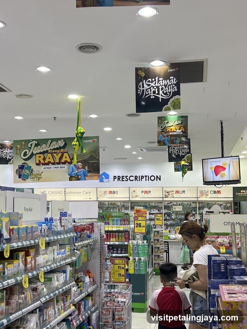 Pharmacy Interior with Raya Decorations