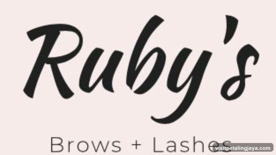 Ruby's Brows + Lashes Logo