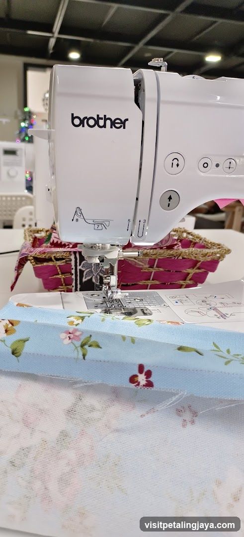 Sewing Machine in Use
