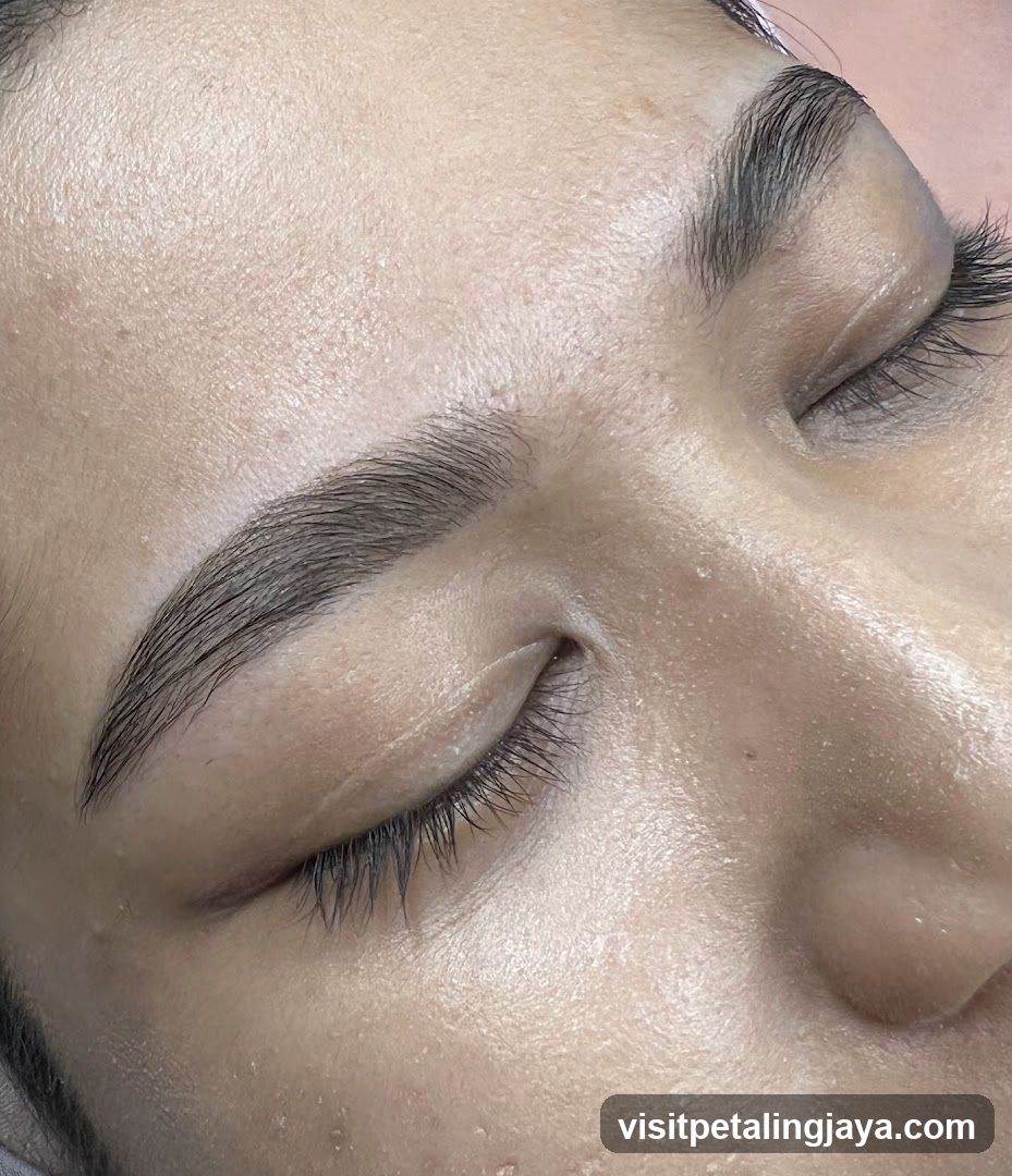 Close-up of Eyebrows