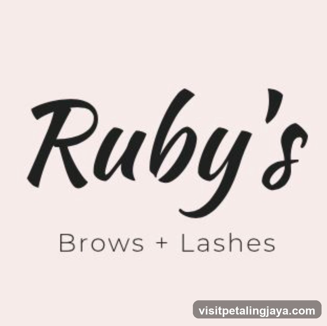 Ruby's Brows + Lashes Logo