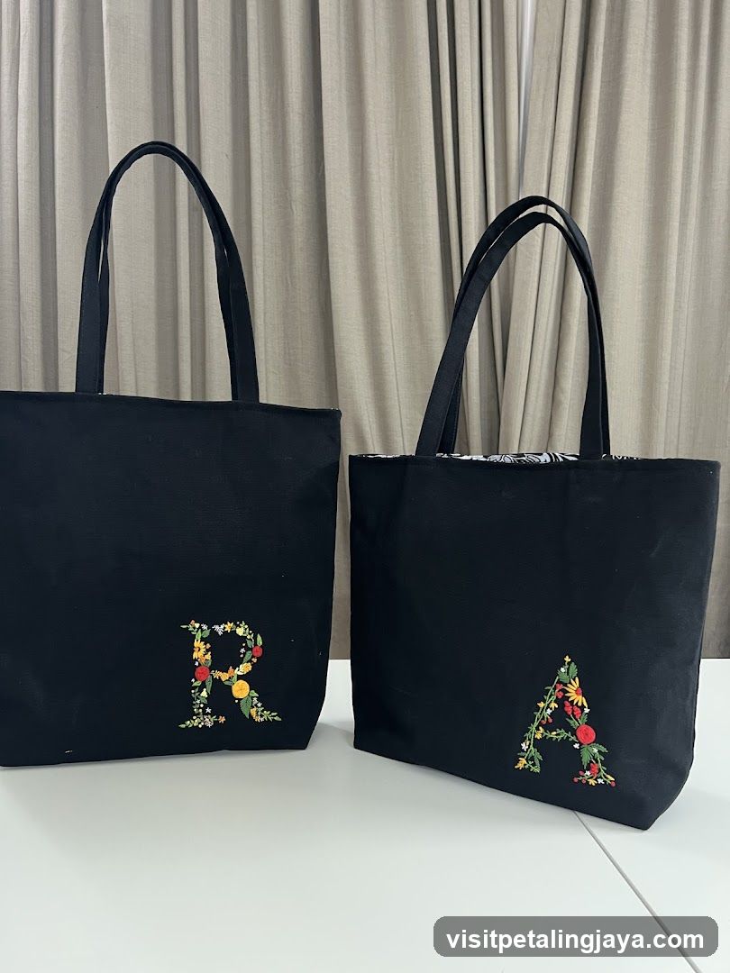 Embroidered Tote Bags