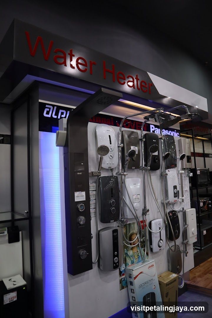 Water Heaters Display