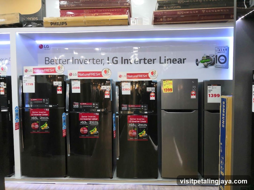 LG Refrigerators Display