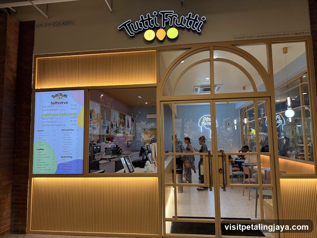 Tutti Frutti Bukit Subang Elmina